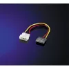 Power Adapter Cable ROLINE 4-Pin HDD to SATA 0.15 m