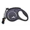 Retractable leash Flexi New Classic Cat XS 3 m — cord lead for small pets, black, max load 8 kg
