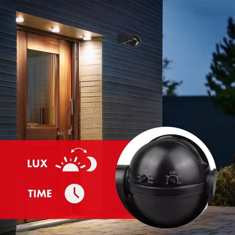 PIR motion sensor MACLEAN MCE358 B/B – passive infrared detector for indoor use