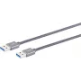 USB cable S/CONN 13-37150 USB 3.2 Gen 2 1.5 m Grey