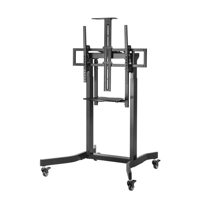 GEMBIRD Motorized height adjustable TV floor stand with caster wheels 55-100inch