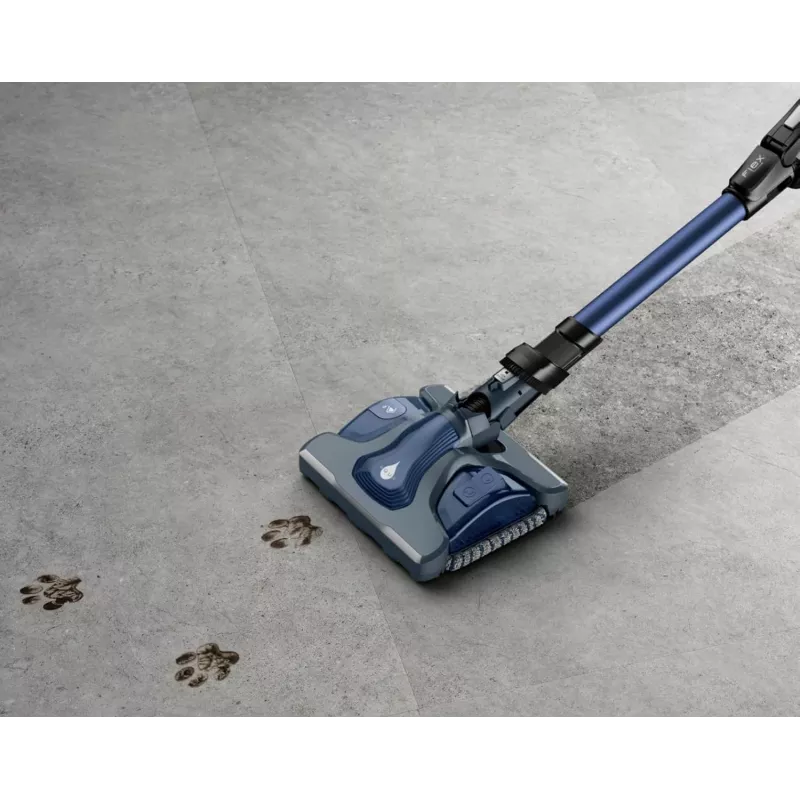 Rowenta X-Force RH99C0 2-in-1 stick vacuum Battery Dry Bagless 0.9 L 480 W Black, Blue