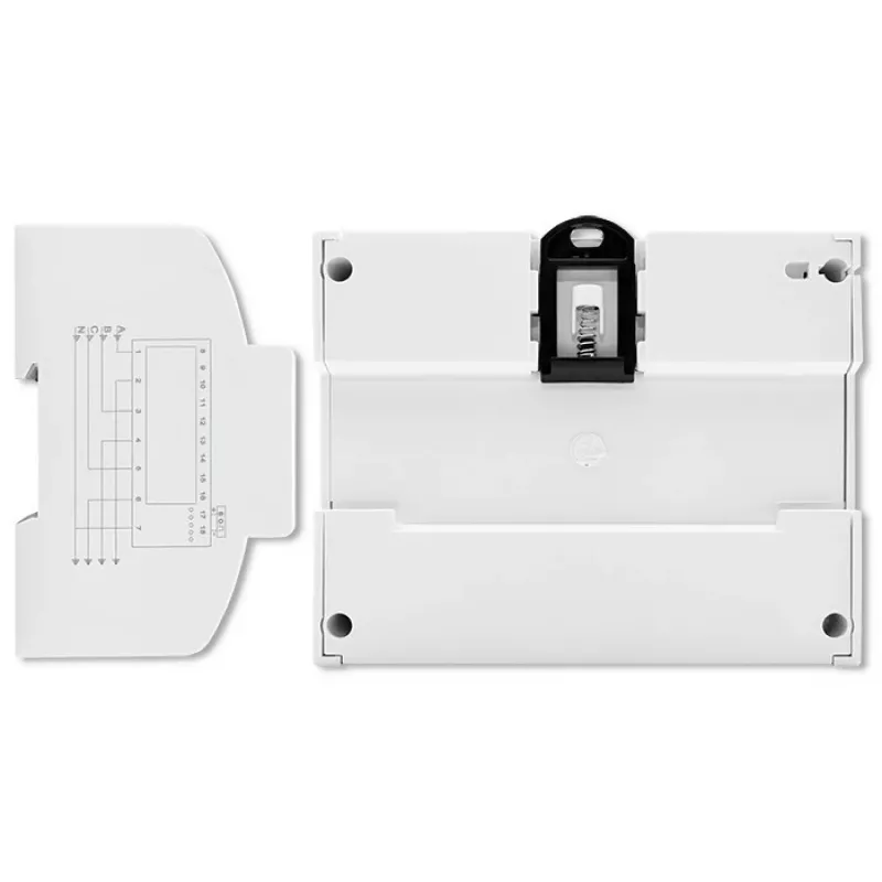 Qoltec Three Phase Bi-Directional Electronic Meter | DIN rail energy consumption meter | 400V | 100A | LCD | 4P