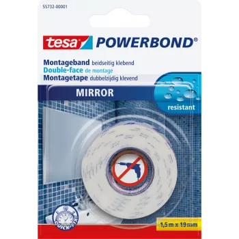Mounting tape Tesa Powerbond MIRROR 1.5m 19mm