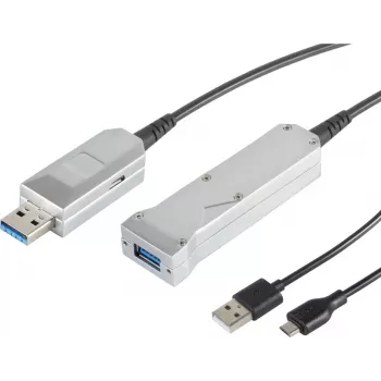 USB extension cable ShiverPeaks S/CONN 50 m USB 3.0 A to USB 3.0 A + USB Micro B