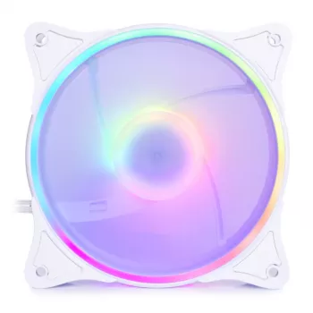 Alphacool Rise Aurora 120mm ARGB Case Fan - White