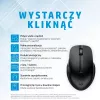 HP 435 Multi-Device Wireless Mouse, Ambidextrous, RF Wireless + Bluetooth, 4000 DPI, Black