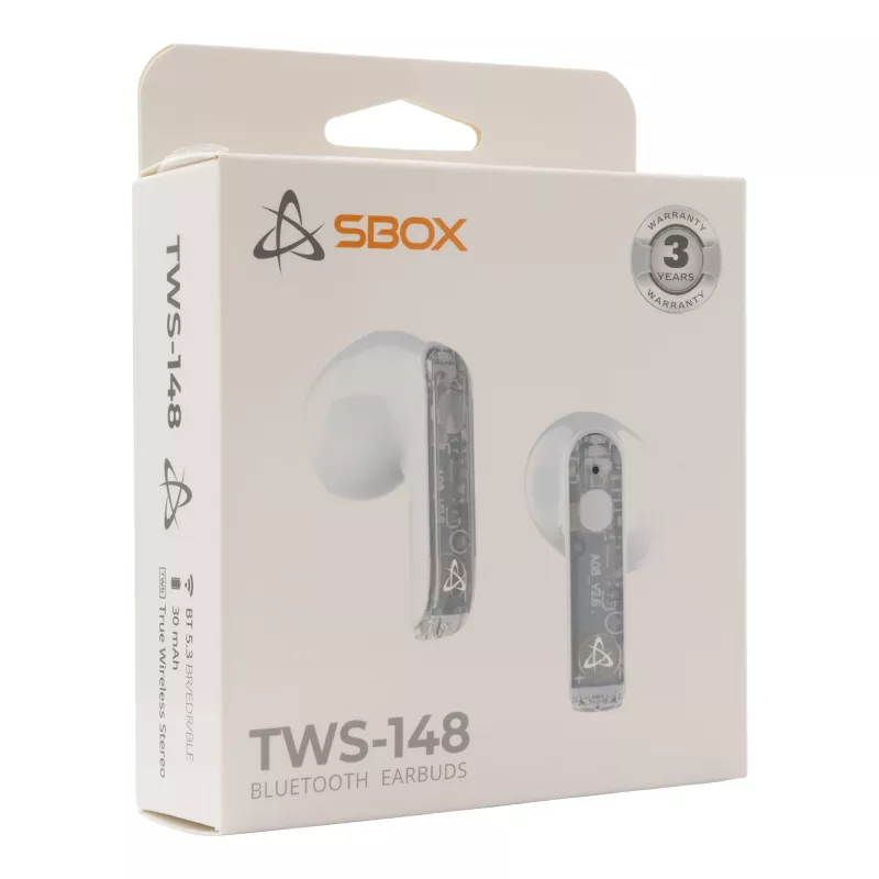 Headphones SBOX EB-TWS148 White