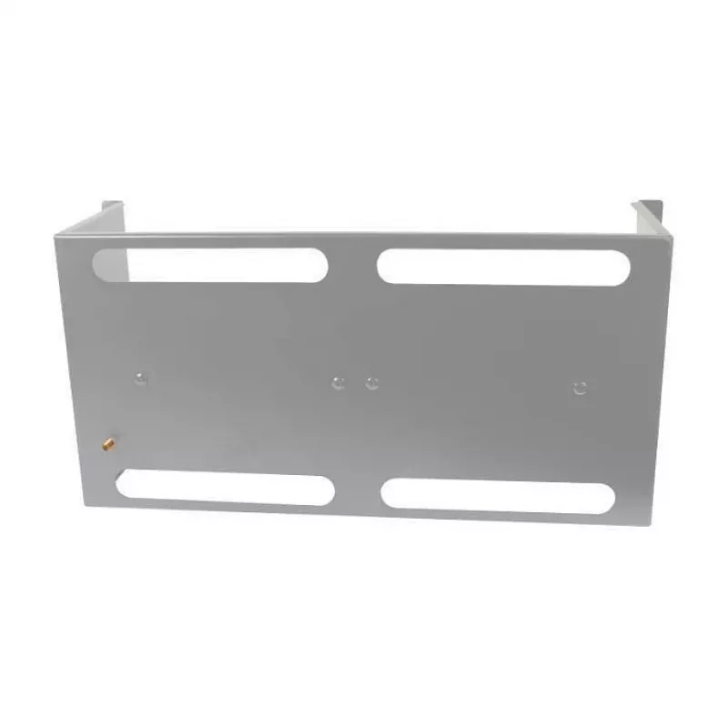 ALLNET Device Holder for DIN Rail/DIN-Rail Devices T150mm/5HE Light Grey Front Mounting