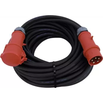 Power extension cable PSSO 32A CEE 5x6 mm² 25 m red