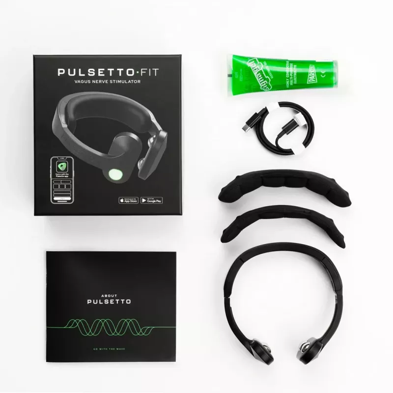 Vagus Nerve Stimulator HERDEGEN Pulsetto FIT massage device, model Pulsetto FIT