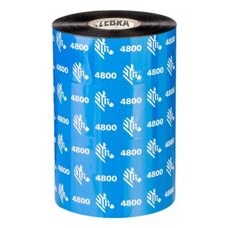 Zebra 4800 Performance Resi thermal ribbon 450 m Black