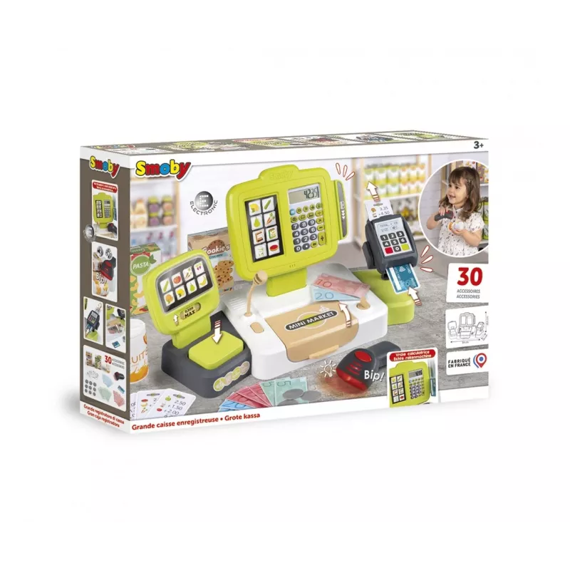 Cash register Smoby Large cash register Multicolour 3 years