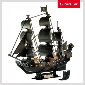 3D LED Puzzle Queen Annes L522H — decorative illuminated model kit with LED lighting