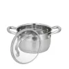 Round Stainless Steel Pot Resto Kitchenware Libra 1.9 L