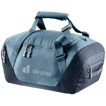 Duffel bag DEUTER Duffel 35 atlantic-ink — 35 L capacity, waterproof base, carry handles