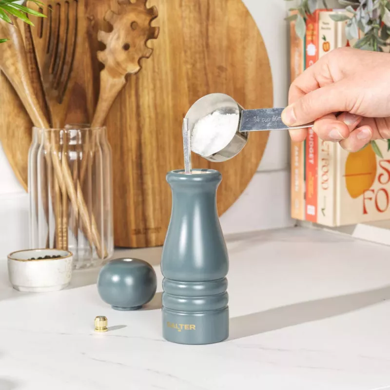 Salter Salt and Pepper Mill BW120291GEU7, grey finish, manual grinder