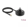 Antenna magnetic base DELOCK ULA100 — 1 x N jack to 1 x SMA plug, 1.5 m cable, outdoor, black