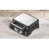 Waffle maker PROMIS WAP1600 — 2-portion rectangular plates, 1200 W, non-stick, thermostat, cool-touch handle, LED indicators