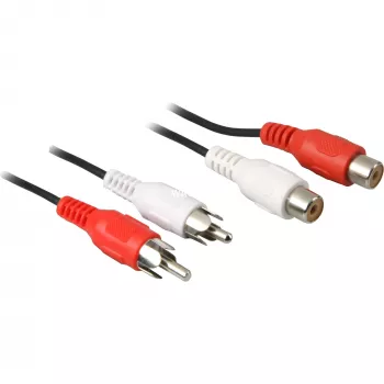 Audio Cable Goobay AVK 125-500 5.0m 2 x RCA Black