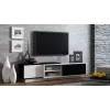 Cama TV cabinet SIGMA1 180 white/black gloss