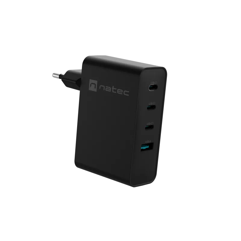 NATEC NUC-2234 mobile device charger Laptop, Smartphone Black AC Fast charging Indoor