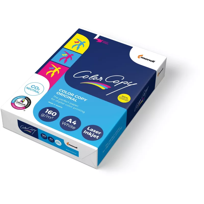 Paper copier office Mondi Color Copy 8687A16 (A4; 160g/m2; 250 pcs. sheets; paper white; satin)