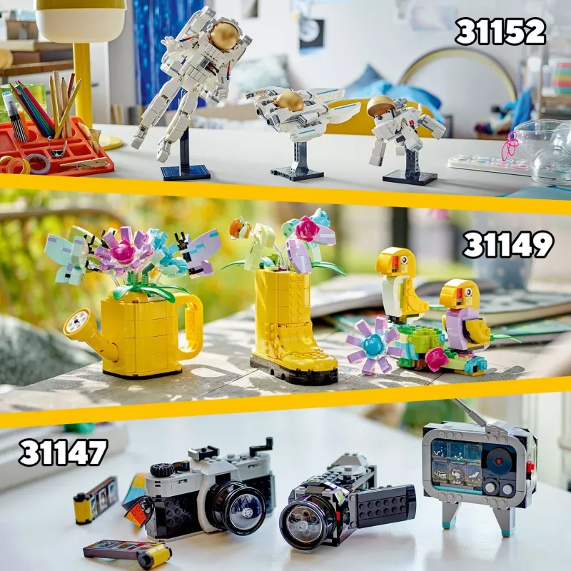 LEGO Creator Flower in Watering Can 31149 — buildable floral model, 420 pieces, 120×150×130 mm