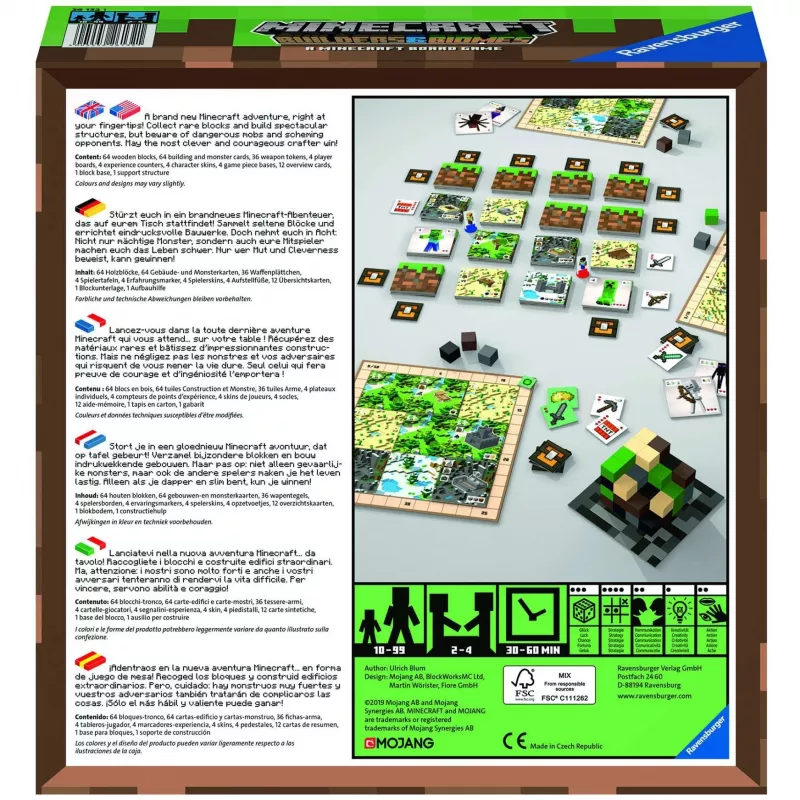 Minecraft Builder & Biomes, Board Game