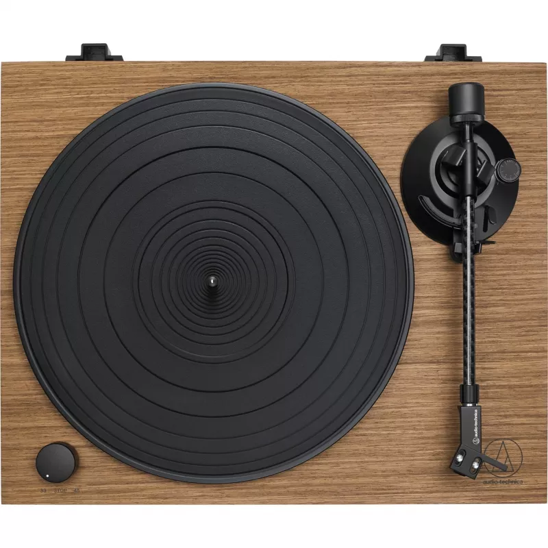 AT-LPW40WN, Turntable black/Wood, Integrated Phono Preamplifier, Manual Operation