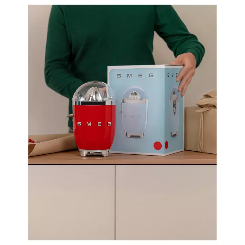 Electric Citrus Press Smeg CJF11RDEU 70 W Red Stainless Steel