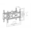 TV Wall Mount MACLEAN MC-703 for Two TVs 23–70 inch, Max VESA 600x400