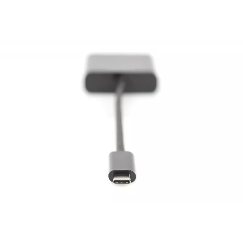 DIGITUS DA-70853 USB-C to VGA Adapter, Full HD 1080p, Black