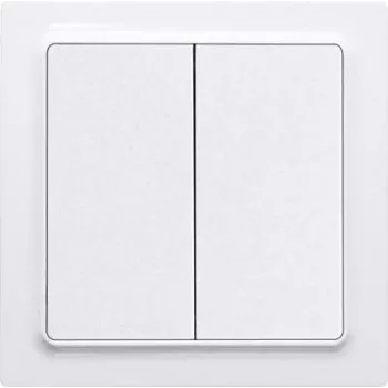 Push Button Eltako F4T55E white glossy — single pushbutton switch, model 30055705