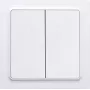 Push Button Eltako F4T55E white glossy — single pushbutton switch, model 30055705
