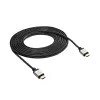 Akyga AK-HD-100P HDMI 2.0 Cable, Braided, PRO Series, 10 m, Black