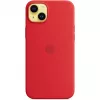 Apple iPhone 14 Plus Silicone Case with MagSafe - (PRODUCT)RED