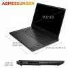 HP OMEN Gaming Laptop 17,3 FHD IPS Ryzen AI 7 350 32GB/1TB RTX 5060 144Hz Win11 17-db1476ng - Keyboard layout might be German
