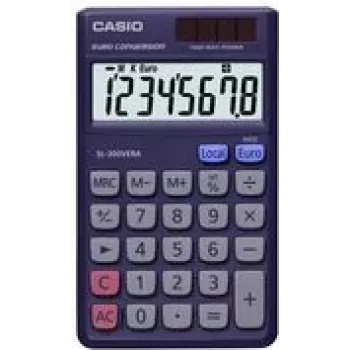 Casio SL-300VERA Pocket Calculator Dark Blue