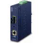 PLANET IP30 Industrial 10/100/1000BAS Network Media Converter 1000 Mbit/s Blue (IGTP-802TS)
