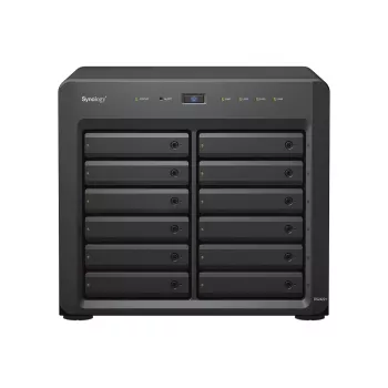 NAS Synology DS2422+; Tower; 12x (3.5 SATA HDD/2.5 SATA HDD/2.5 SATA SSD); AMD Ryzen V1500B;,4 GB DDR4 (max. 32GB),4 x 1GbE RJ-45