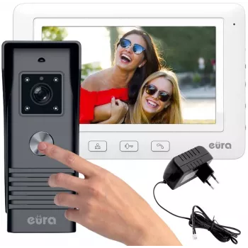 WIDEODOMOFON Eura VDP-45A3 Alpha — indoor video intercom unit, white