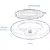 Wireless Access Point Teltonika TAP400 Wi‑Fi 6, 2.4/5 GHz, 3000 Mbit/s, PoE, 1x LAN, 3 antennas, White
