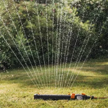 Fiskars 1027028 water sprinkler Oscillating water sprinkler Black, Orange