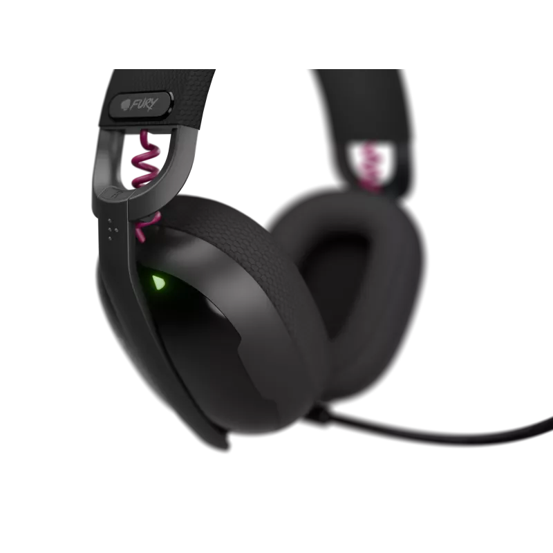 Genesis Gaming Headset | Fury Fukiya F6 | Bluetooth | Over-Ear | Microphone | Wireless | Black
