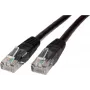 MediaRange - Patch-Cable - RJ-45 (M) to RJ-45 (M) - 2,0m - Shielded - CAT 6 - Black (MRCS125)