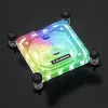 Water block Barrow LTYK3-04I Black Acrylic RGB for CPU cooling, acrylic top, RGB lighting