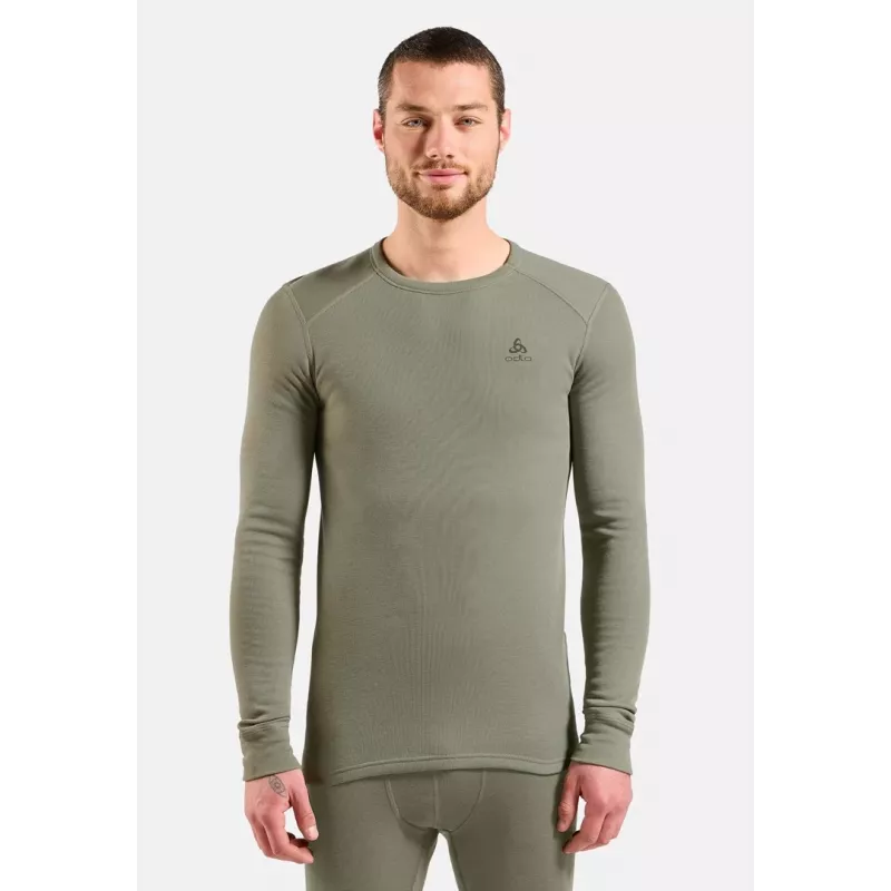 ODLO BL TOP crew neck l/s ACTIVE WARM long-sleeved thermal underwear, size M, grey