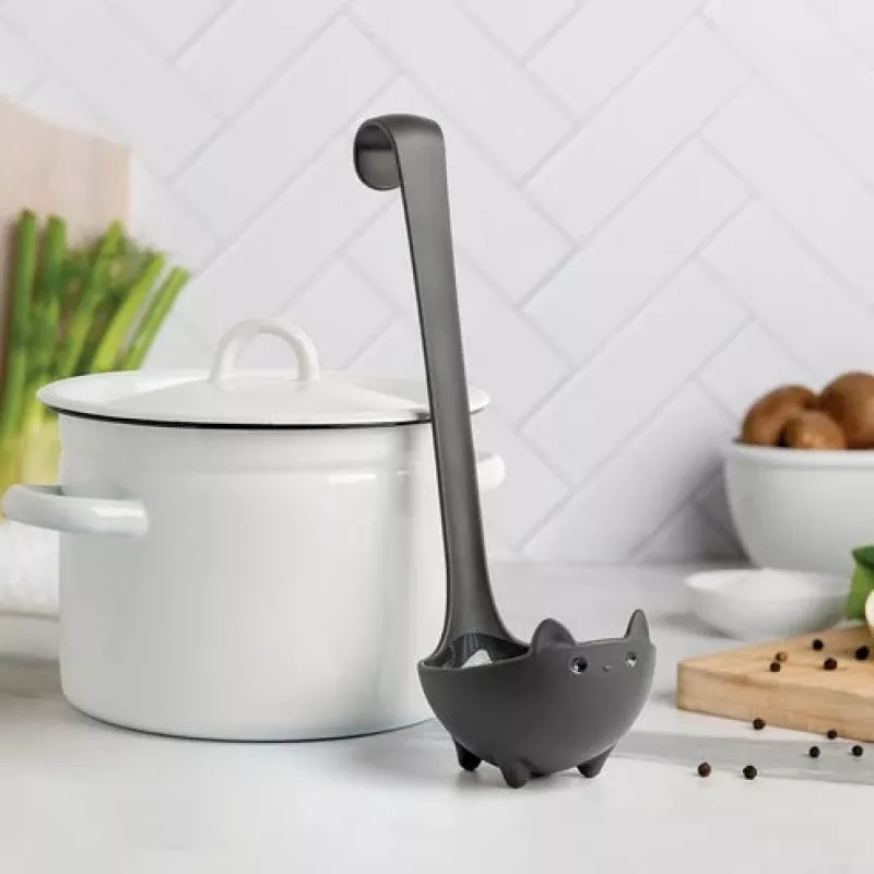 Ladle Ototo Design Katie Black Length 165.1mm Width 96.5mm Height 271.7mm