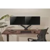 Monitor Arm up up Economical Interactive Counterbalance Dual Monitor Arm Matte Black VESA 75x75/100x100